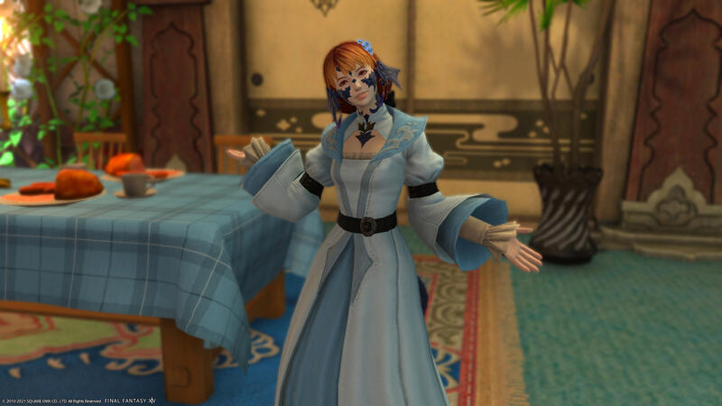 Yuki all dressed up!