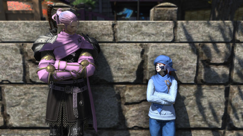 Yuki and Tutu hanging out